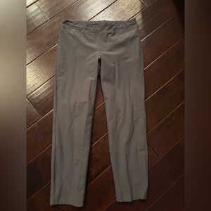 Eileen Fisher Washable Stretch Crepe Slim Knit Ankle Pant Size Small